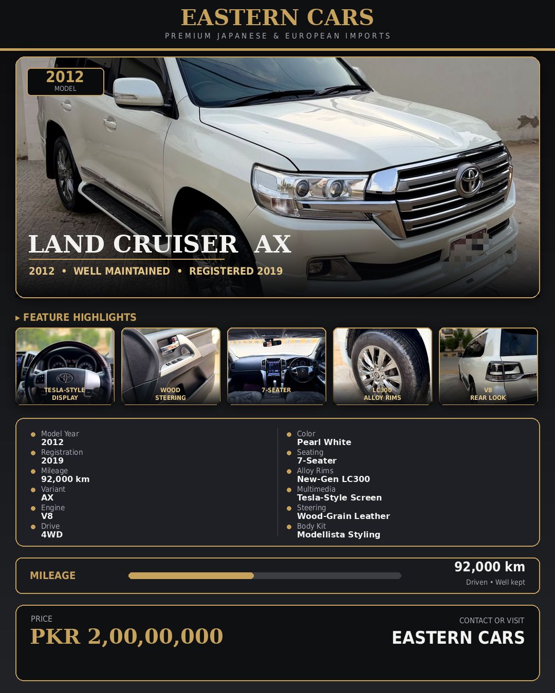 Eastern Cars — Premium Automobile Showroom — Premium Automobile Showroom